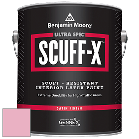 Benjamin Moore 486 Ultra Spec SCUFF-X Interior Satin Finish краска цвет 2087-50 Strawberry Sorbet