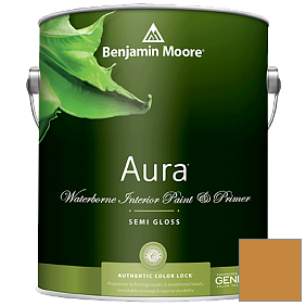 Краска Aura Waterborne Interior Semi-gloss Finish (528) цвет 2159-20 Peanut Butter