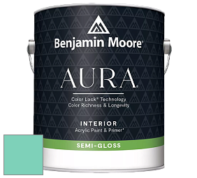 Benjamin Moore Aura 528 Waterborne Interior Semi-gloss Finish краска цвет NCS S 1040-B80G 