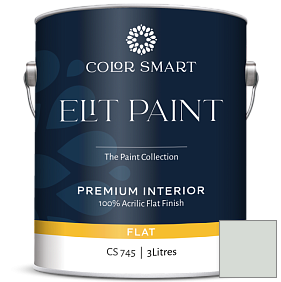 Краска COLOR SMART CS 745 ELIT PAINT глубокоматовая моющаяся краска цвет 1583 Silver Crest