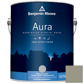 Краска Aura Waterborne Exterior Semi-Gloss Finish (632) цвет 2141-40 Creekside Green