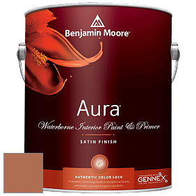 Benjamin Moore Aura 526 Waterborne Interior Satin Finish покрытие цвет AF-225 