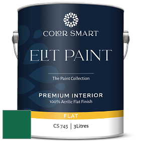 COLOR SMART CS 745 ELIT PAINT глубокоматовая моющаяся краска цвет NCS S 4550-G 