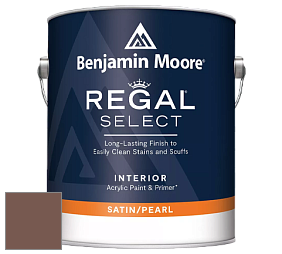 Benjamin Moore 550 Regal Select Waterborne Interior Pearl Finish краска цвет 2098-30 Dark Nut Brown