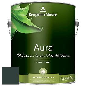Benjamin Moore Aura 528 Waterborne Interior Semi-gloss Finish краска цвет RAL 6012 