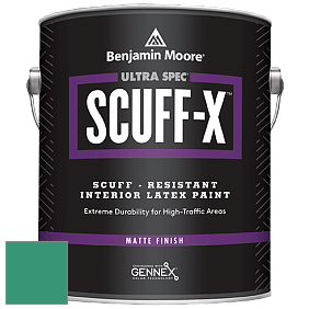 Benjamin Moore 484 Ultra Spec SCUFF-X Interior Matte Finish краска цвет 2047-30 Rolling Hill Green