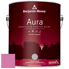 Benjamin Moore Aura 631 Waterborne Exterior Satin Finish краска цвет 2079-40 Springtime Bloom