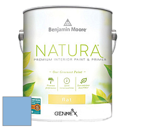 Benjamin Moore 514 Natura Interior Semi-Gloss Finish краска цвет 816 Aqua Marina