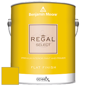 Benjamin Moore 547 Regal Select Waterborne Interior Flat Finish краска цвет 2023-10 Yolk