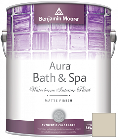Краска Benjamin Moore Aura Bath & Spa Interior Paint Matte Finish (532) цвет AF-80 