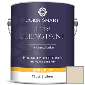 Краска COLOR SMART CS 758 ULTRA CEILING PAINT ультраматовая краска цвет 952 Cayman Islands