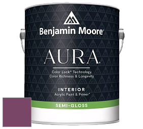 Benjamin Moore Aura 528 Waterborne Interior Semi-gloss Finish краска цвет 2075-20 Mulberry