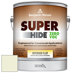 Benjamin Moore 355 Super Hide Zero Voc Interior Flat краска цвет 2029-70 Frosty Lime