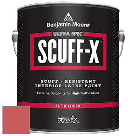 Benjamin Moore 486 Ultra Spec SCUFF-X Interior Satin Finish краска цвет 2008-30 Raspberry Blush