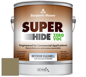 Benjamin Moore 357 Super Hide Zero Voc Interior Eggshell краска цвет 2143-20 Alligator Green