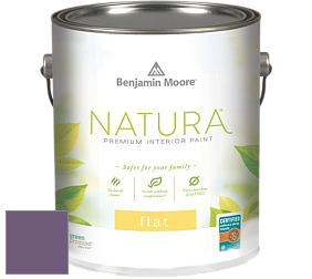 Benjamin Moore 512 Natura Interior Flat Finish матовая краска цвет NCS S 5030-R50B 