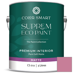 Краска COLOR SMART CS 619 SUPREM ECO PAINT матовая краска цвет 2084-40 Precious Pink