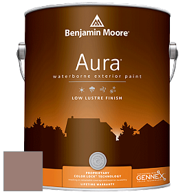 Benjamin Moore Aura 634 Waterborne Exterior Low Lustre Finish краска цвет 2097-40 Santa Fe Tan