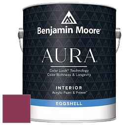 Benjamin Moore Aura 524 Waterborne Interior Eggshell Finish краска цвет 2077-10 Magenta