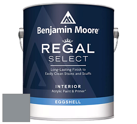 Benjamin Moore 549 Regal Select Waterborne Interior Eggshell Finish краска цвет 2124-30 Deep Silver