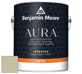 Benjamin Moore Aura 526 Waterborne Interior Satin Finish покрытие цвет 501 Mesquite