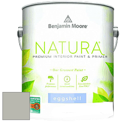 Benjamin Moore 513 Natura Interior Eggshell Finish краска с блеском цвет 2140-50 Gray Horse