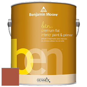 Benjamin Moore Ben W625 Premium Interior Latex Flat краска цвет NCS S 3060-Y70R 