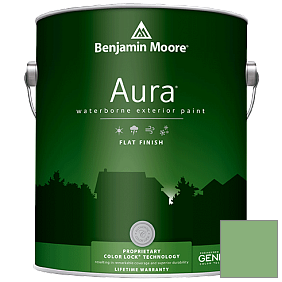 Краска Aura Waterborne Exterior Flat Finish (629) цвет 2034-40 Cedar Green