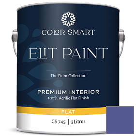 Краска COLOR SMART CS 745 ELIT PAINT глубокоматовая моющаяся краска цвет 2068-30 Scandinavian Blue