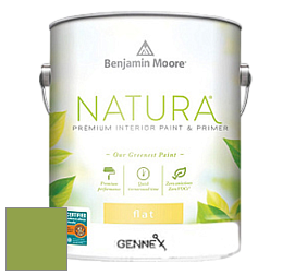 Benjamin Moore 514 Natura Interior Semi-Gloss Finish краска цвет NCS S 2060-G40Y 