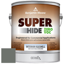 Benjamin Moore 357 Super Hide Zero Voc Interior Eggshell краска цвет 1581 Millstone Gray