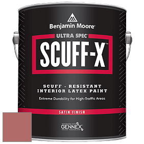 Benjamin Moore 486 Ultra Spec SCUFF-X Interior Satin Finish краска цвет 2088-40 Persimmon
