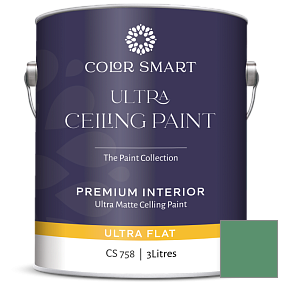 Краска COLOR SMART CS 758 ULTRA CEILING PAINT ультраматовая краска цвет 588 Luck of the Irish
