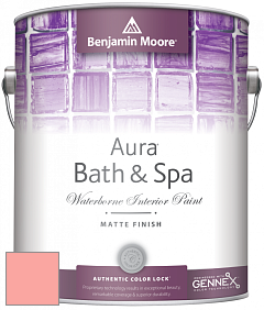 Benjamin Moore Aura 532 Bath & Spa Waterborne Interior Paint Matte Finish краска цвет NCS S 0540-Y90R 