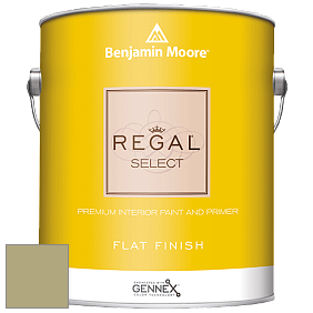 Benjamin Moore 547 Regal Select Waterborne Interior Flat Finish краска цвет NCS S 3020-G80Y 