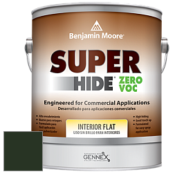 Benjamin Moore 355 Super Hide Zero Voc Interior Flat краска цвет RAL 6007 