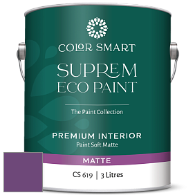COLOR SMART CS 619 SUPREM ECO PAINT матовая краска цвет NCS S 4050-R50B 