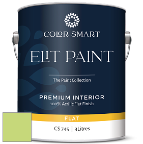 COLOR SMART CS 745 ELIT PAINT глубокоматовая моющаяся краска цвет NCS S 0550-G40Y 