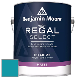 Benjamin Moore 548 IRegal Select Interior Paint - Matte краска цвет 761 Meridian Blue