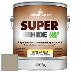 Benjamin Moore 355 Super Hide Zero Voc Interior Flat краска цвет AF-395 