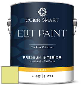 COLOR SMART CS 745 ELIT PAINT глубокоматовая моющаяся краска цвет NCS S 0540-G60Y 