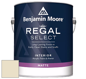 Benjamin Moore 548 IRegal Select Interior Paint - Matte краска цвет OC-100 Palace White