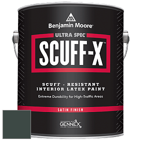 Benjamin Moore 486 Ultra Spec SCUFF-X Interior Satin Finish краска цвет NCS S 8010-B90G 