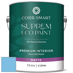 COLOR SMART CS 619 SUPREM ECO PAINT матовая краска цвет 2064-50 Costa Rica Blue