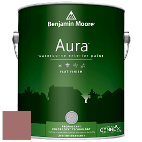 Benjamin Moore Aura 629 Waterborne Exterior Flat Finish краска цвет 2092-40 Texas Rose