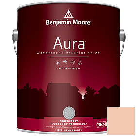 Краска Aura Waterborne Exterior Satin Finish (631) цвет 2167-50 Perfect Peach