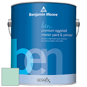 Benjamin Moore Ben W626 Premium Interior Latex Eggshell краска цвет 598 Surf 'n Turf