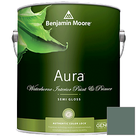 Краска Aura Waterborne Interior Semi-gloss Finish (528) цвет 692 Jack Pine