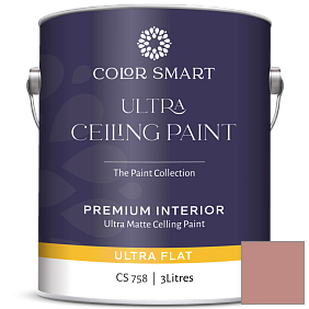 Краска COLOR SMART CS 758 ULTRA CEILING PAINT ультраматовая краска цвет 2173-40 Antique Rose
