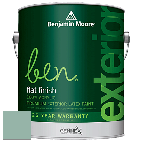 Benjamin Moore Ben 541 Waterborne Exterior Flat Finish краска цвет HC-138 BM HC-138